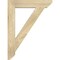 Ekena Millwork Traditional Slat Rough Sawn Bracket, Douglas Fir, 4"W x 24"D x 32"H BKT04X24X32TRA06RDF - alternate 3